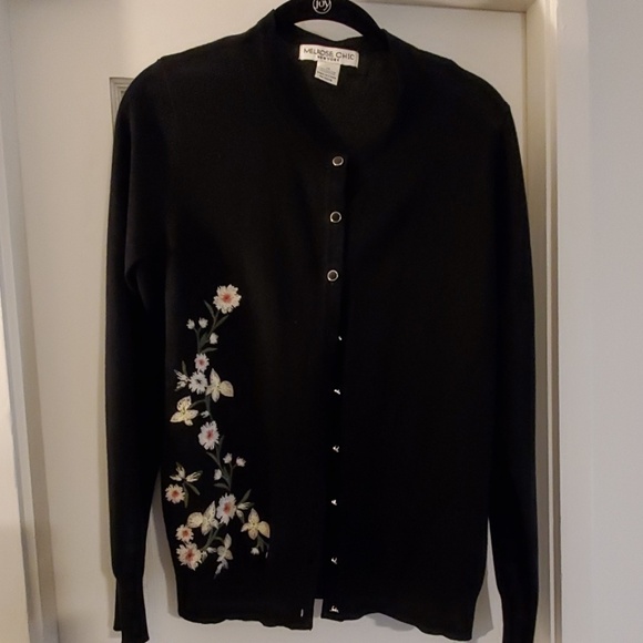 Melrose Chic Sweaters - Black Women's Cardigan